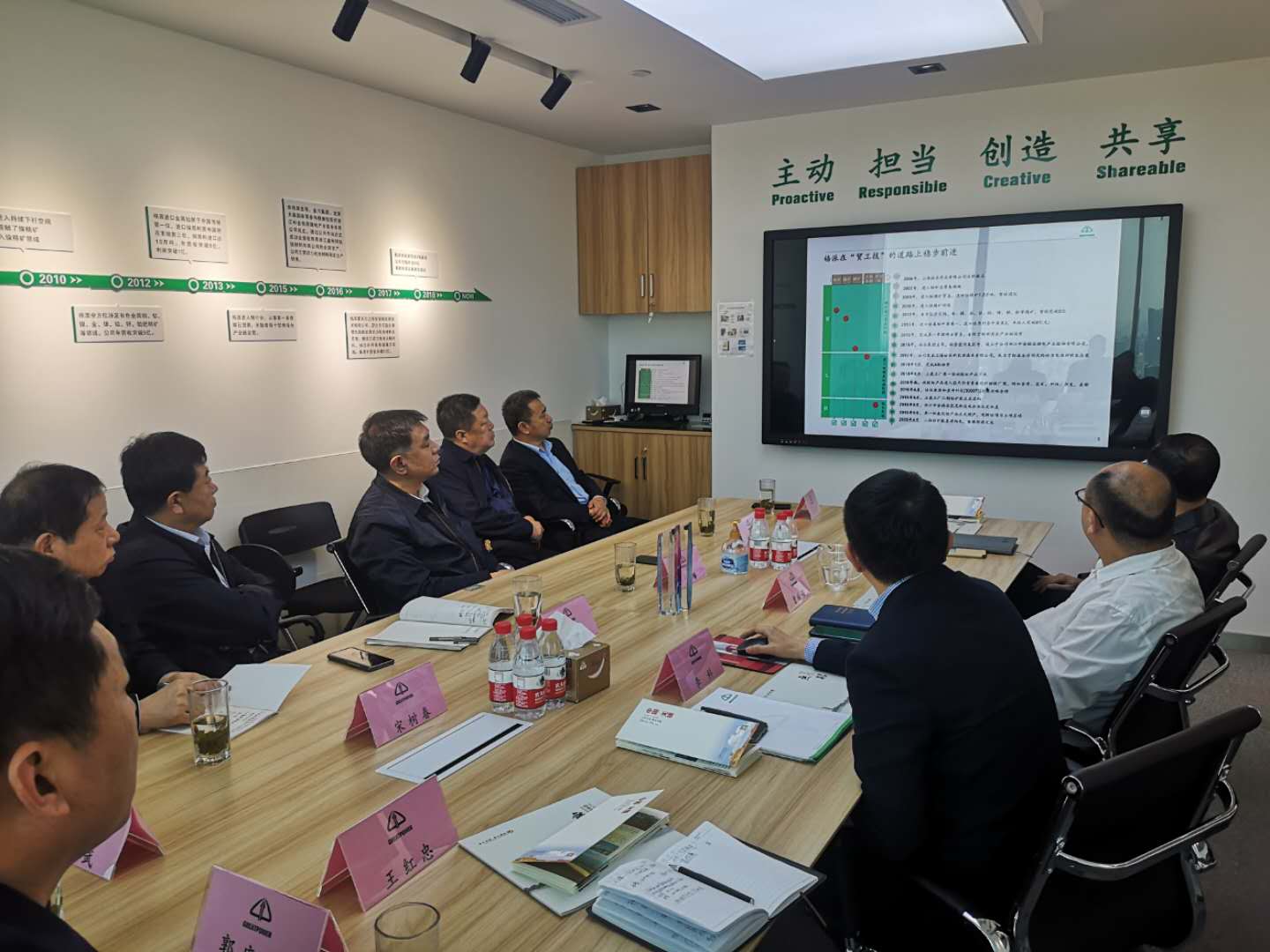 无棣县政府考察团一行莅临格派集团总部